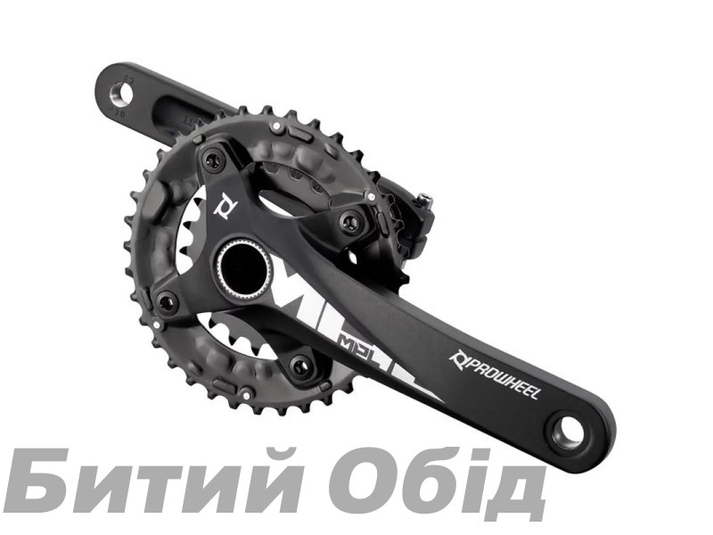Шатуны HT2 PROWHEEL MPL(SENSOR)-501 TT встав. ось, выносн. подшип. 10-ск 175mm черн